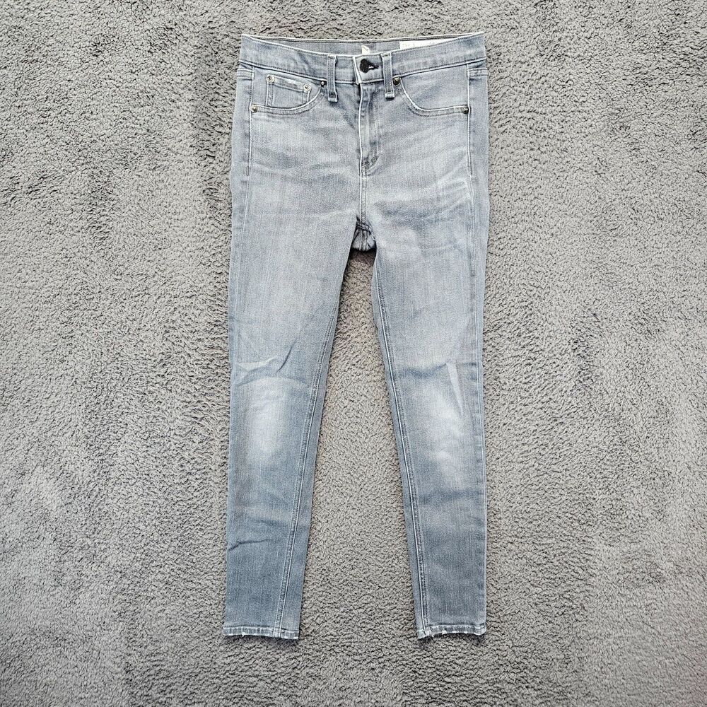 Rag & Bone Skinny Jeans Women Size‎ 25 Gray Denim 10 Inch Capri
